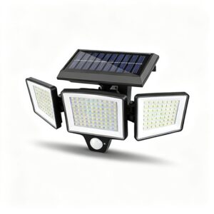 Lampe Solaire Murale 208 LED à Détecteur de Mouvement