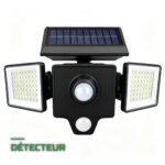 Lampe Solaire Murale 208 LED à Détecteur de Mouvement