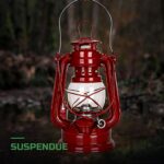 Lanterne à Kérosène Vintage Tempête de Camping en Métal