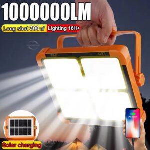 Lanterne Solaire de Camping 20000mAh Batterie & Aimant