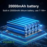 Lanterne Solaire de Camping 20000mAh Batterie & Aimant