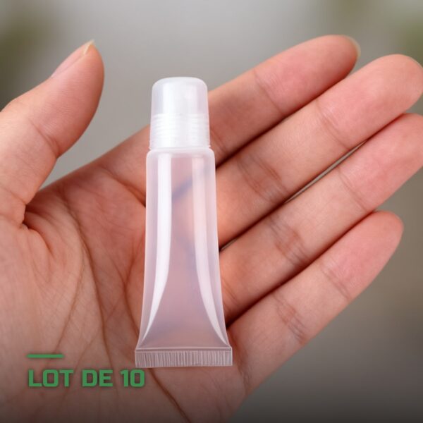 Lot de 10 Tubes Vides pour Baume à Lèvres Maison