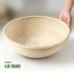 Lot de 2 Bannetons en Rotin Paniers de Pousse pour Pain