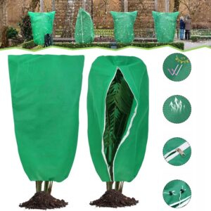 Lot de 2 Housses d'Hivernage Anti-Gel pour Plantes et Arbustes