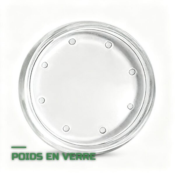 Lot de 2 Pots de Fermentation en Verre avec Valve et Poids