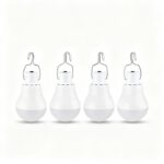 Lot de 4 Ampoules Solaires Suspendues Rechargeables de Camping