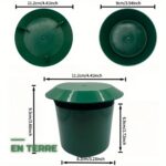Lot de Pièges à Limaces Réutilisables pour Potager