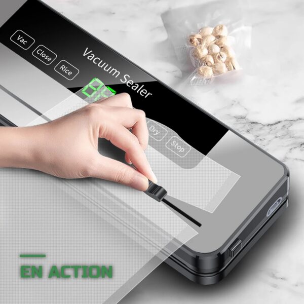 Machine à Emballer Sous Vide Alimentaire avec Sacs de Conservation