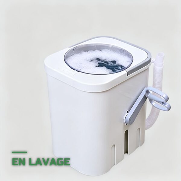 Machine à Laver Manuelle Sans Électricité à Manivelle Portable