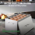 Marmite Stérilisateur Inox 15L avec 2 Grilles pour Bocaux et Conserves