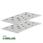 Marmite Stérilisateur Inox 15L avec 2 Grilles pour Bocaux et Conserves