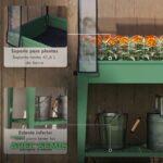 Mini-Serre de Balcon avec Housse Roulettes et Étagère
