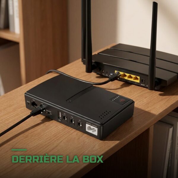 Mini UPS de Secours pour Box Internet