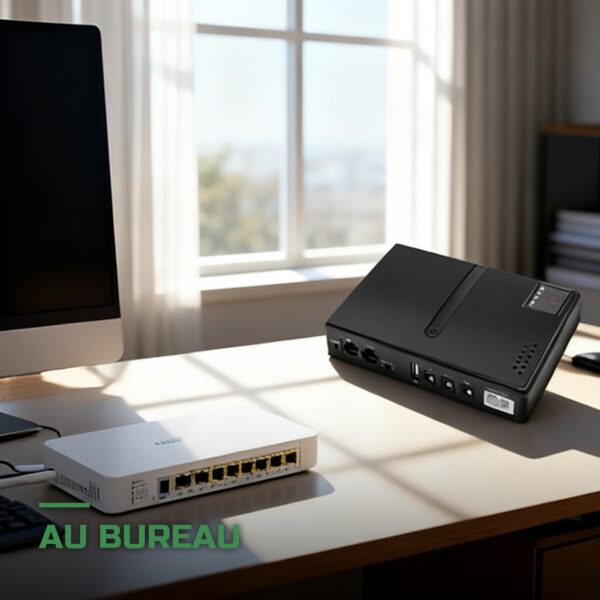 Mini UPS de Secours pour Box Internet