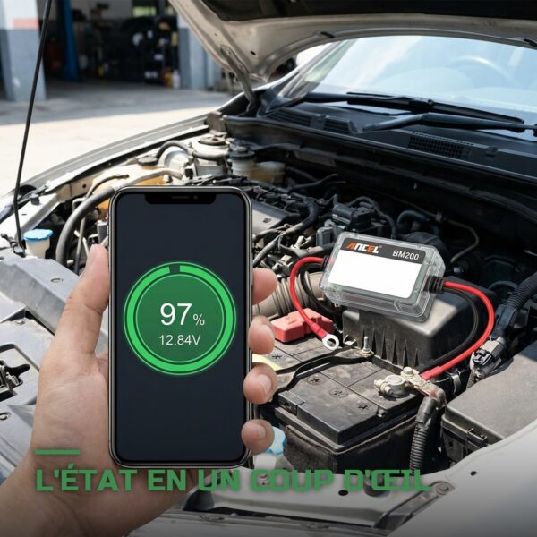 Moniteur Batterie Bluetooth 12V