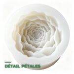 Moule en Silicone Rose pour Savon & Bougie DIY