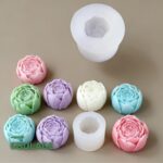 Moule en Silicone Rose pour Savon & Bougie DIY