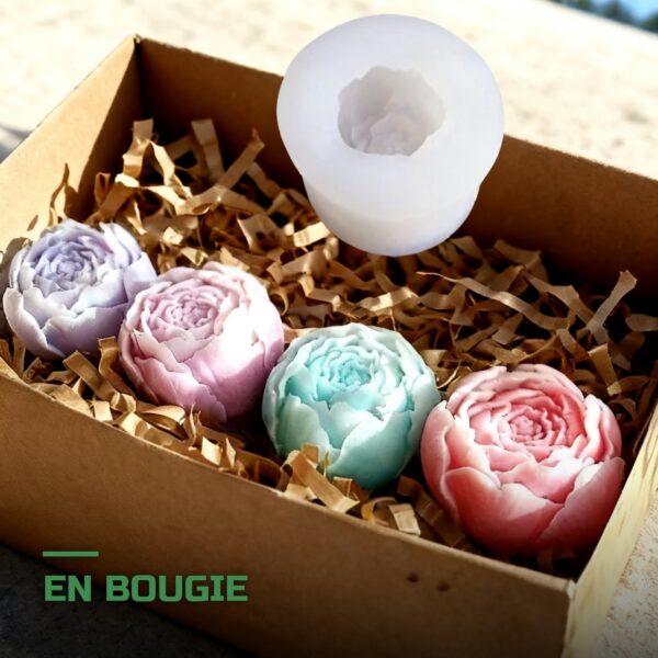 Moule en Silicone Rose pour Savon & Bougie DIY