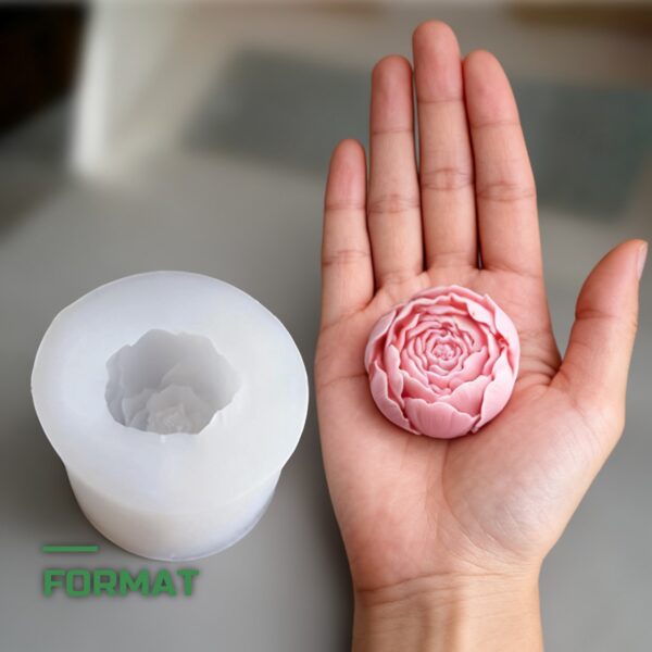 Moule en Silicone Rose pour Savon & Bougie DIY