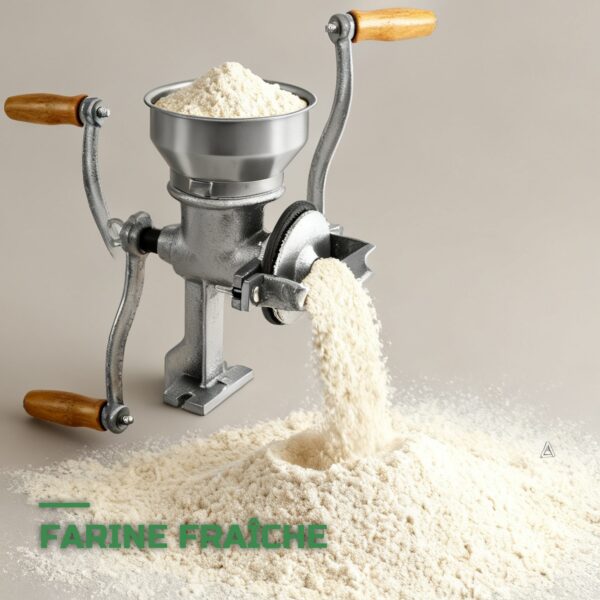 Moulin à Grains Manuel en Fonte à Manivelle pour Céréales