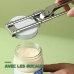 Ouvre-Bocal Manuel Réglable en Acier Inoxydable