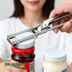 Ouvre-Bocal Manuel Réglable en Acier Inoxydable