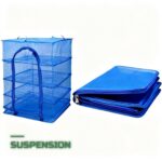 Panier de Séchage Suspendu 4 Niveaux pour Herbes & Plantes