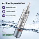 Pompe à Eau Solaire Submersible 12V 180W pour Puits Profond