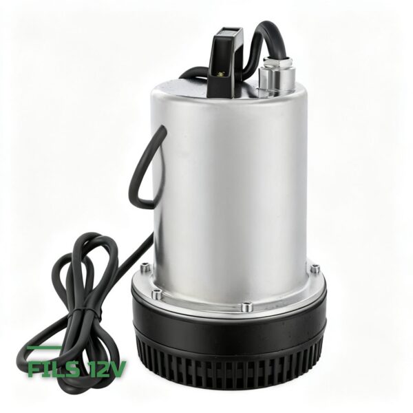 Pompe à Eau Submersible 12V 160W Silencieuse pour Puits