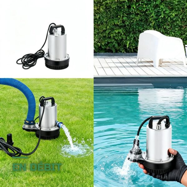 Pompe à Eau Submersible 12V 160W Silencieuse pour Puits