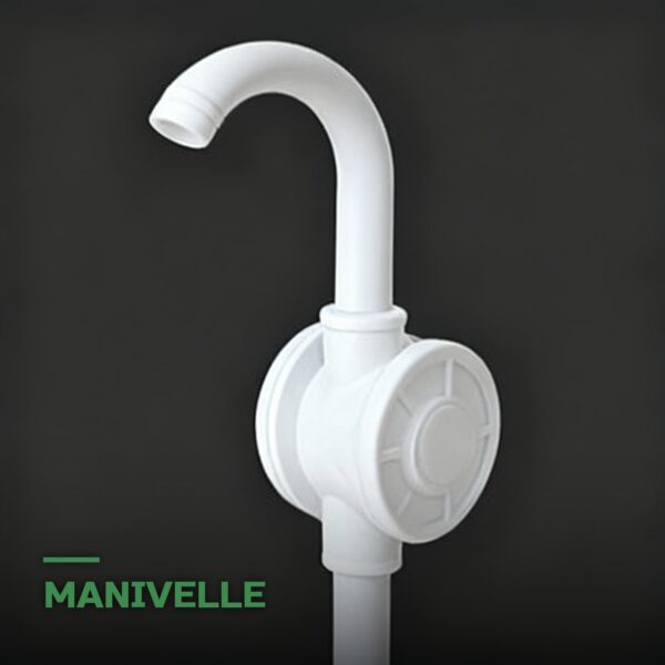 Pompe à Manivelle Rotative Anti-Corrosion pour Fût et Bidon