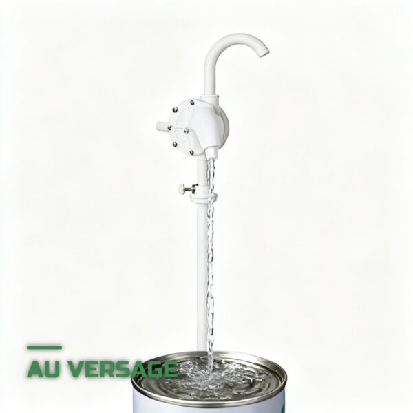 Pompe à Manivelle Rotative Anti-Corrosion pour Fût et Bidon