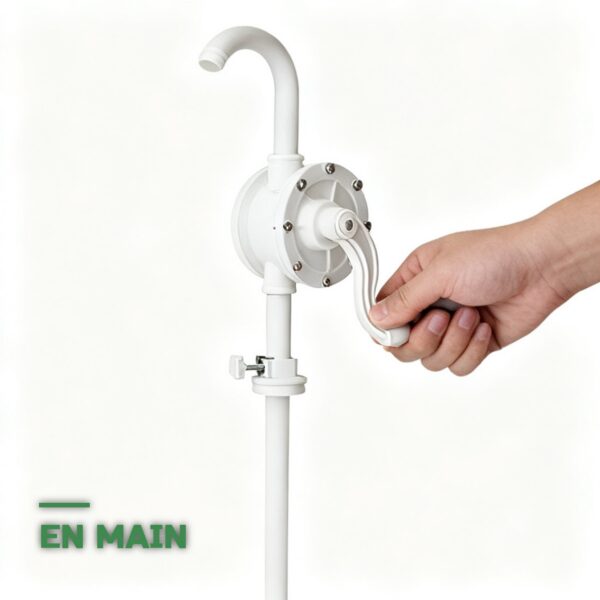 Pompe à Manivelle Rotative Anti-Corrosion pour Fût et Bidon