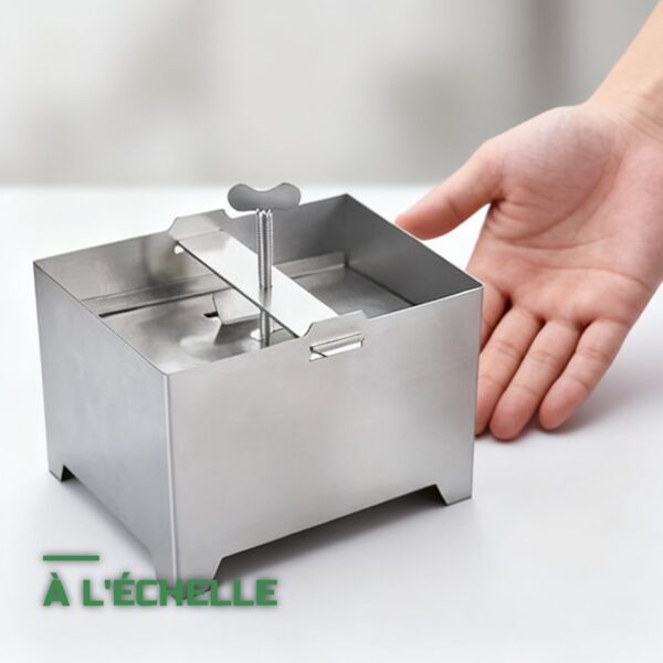 Presse à Fromage et Tofu en Inox Réglable avec Drainage