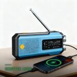 Radio d'Urgence Multifonction Solaire à Manivelle