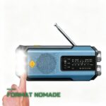 Radio d'Urgence Multifonction Solaire à Manivelle