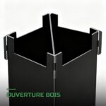 Réchaud de Camping à Bois Pliable en Inox Rocket Stove