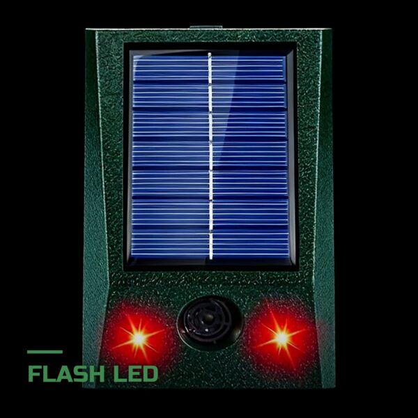 Répulsif Anti-Pigeons Solaire Flash LED