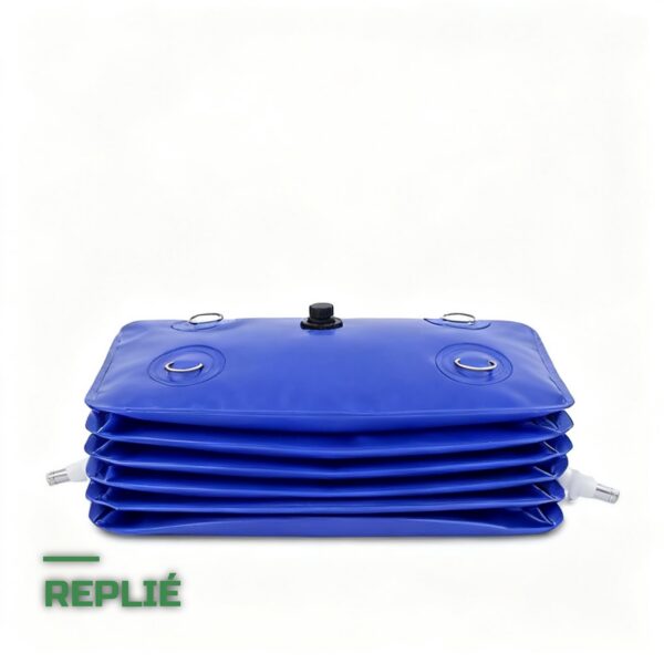 Réservoir d'Eau Pliable 110L Portable de Stockage et Collecte
