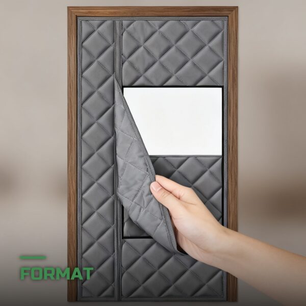 Rideau de Porte Thermique Magnétique Isolant Anti-Courant d'Air