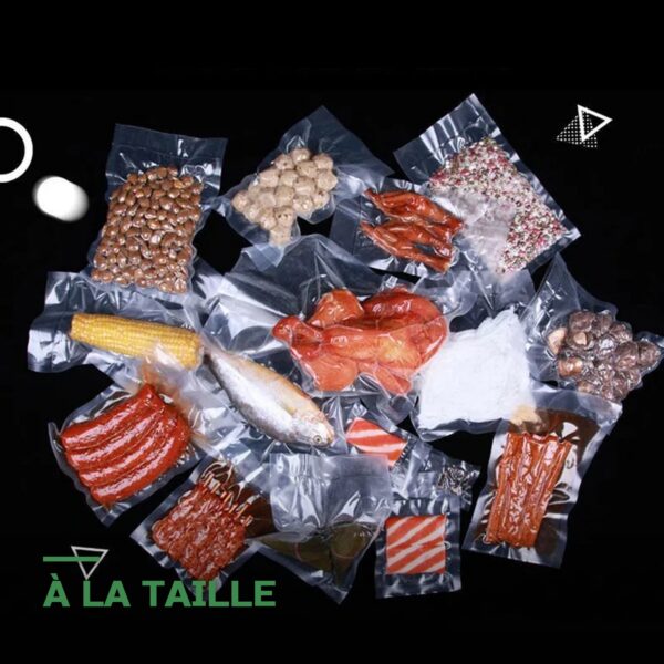 Rouleau de Sacs Sous Vide Gaufrés pour Conservation Alimentaire