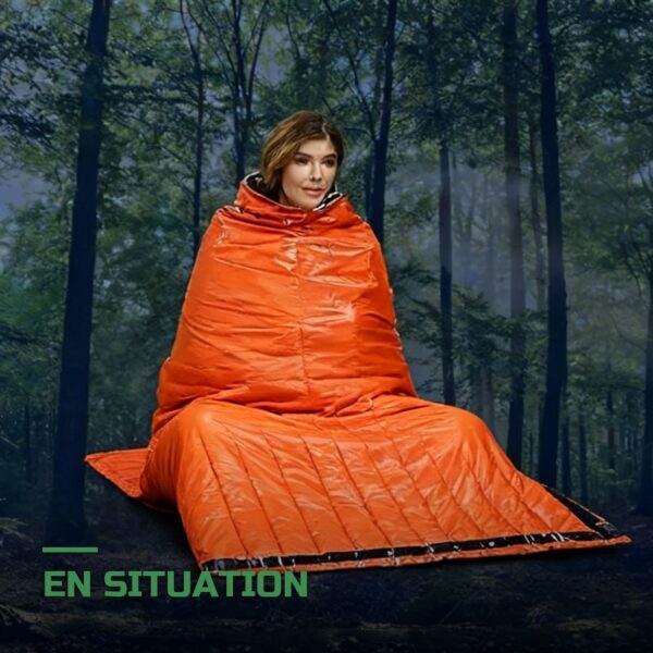Sac de Couchage de Survie d'Urgence Étanche