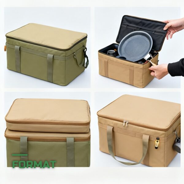 Sac Isotherme Pliable de Camping Grande Capacité Imperméable