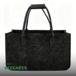 Sac Porte-Bûches en Feutre pour Cheminée & Transport du Bois