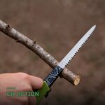 Scie Pliante à Bois Portable en Aluminium de Camping