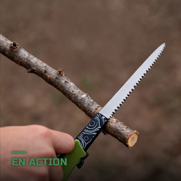Scie Pliante à Bois Portable en Aluminium de Camping
