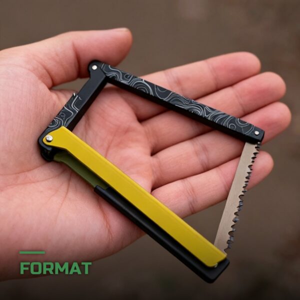 Scie Pliante à Bois Portable en Aluminium de Camping
