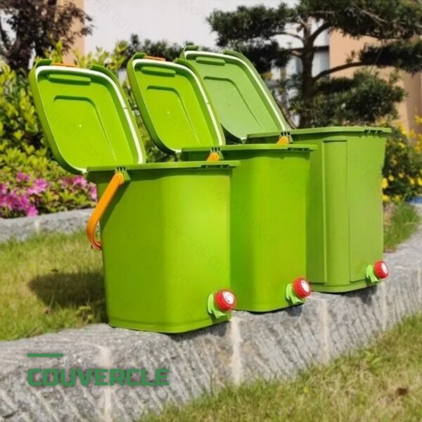 Seau à Bokashi pour Compost de Cuisine avec Bactéries EM