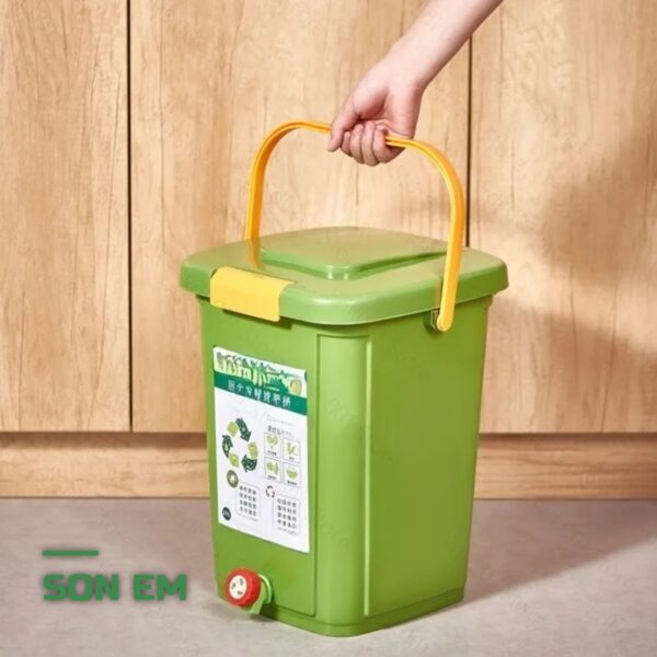 Seau à Bokashi pour Compost de Cuisine avec Bactéries EM