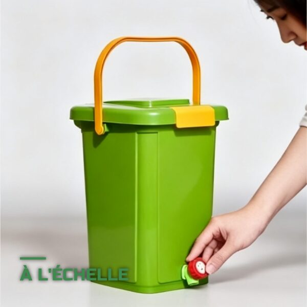 Seau à Bokashi pour Compost de Cuisine avec Bactéries EM